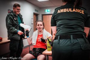A Paramedic at Boxing Event First Aid Medical