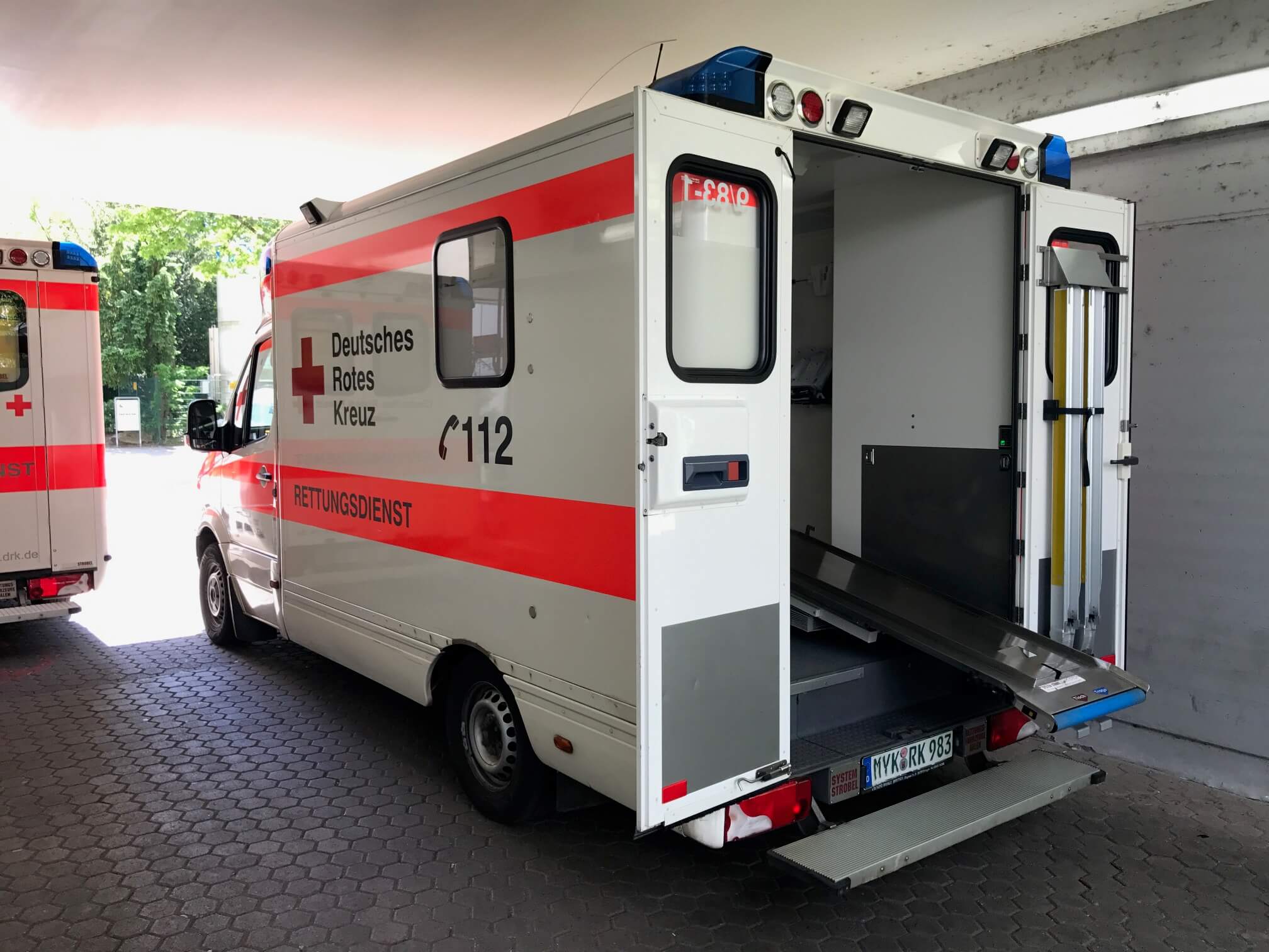 Nice looking German Ambulance at the hospital in Koblenz