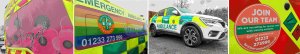 Privé-ambulance voor repatriëring van zieke familieleden naar en van het Verenigd Koninkrijk en Nederland.