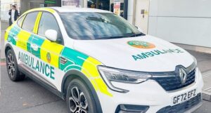 A marked Planned Appointment Car Medical collection from Heathrow Airport