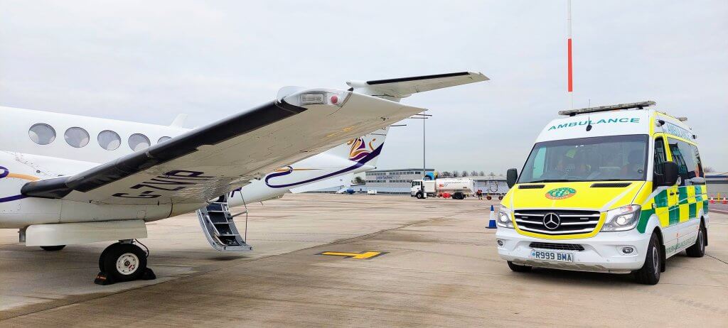 Air Repatriation UK Airside Ambulance Flight