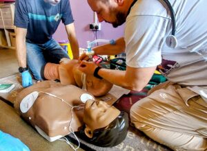 First aid and medical training session in Kent with BM Ambulance