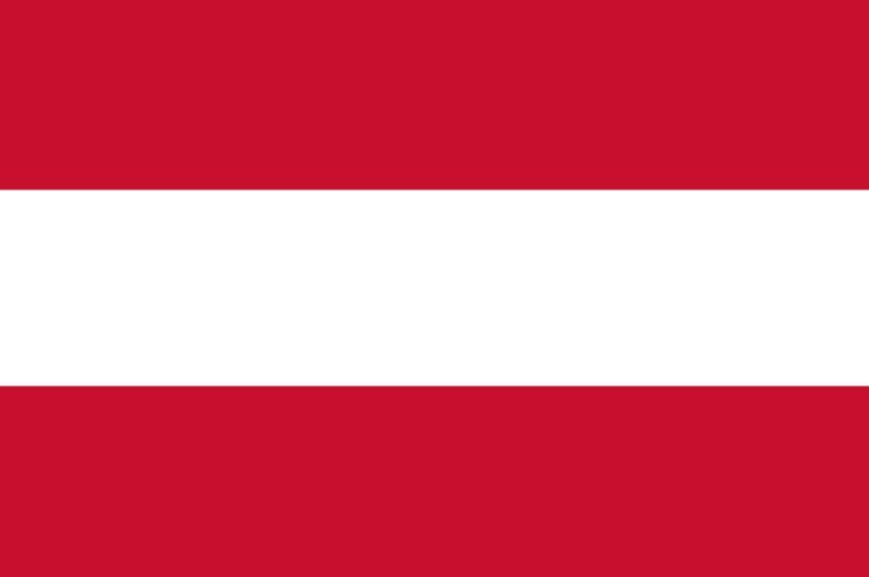 Austrian flag representing private ambulance repatriation from Austria to the UK