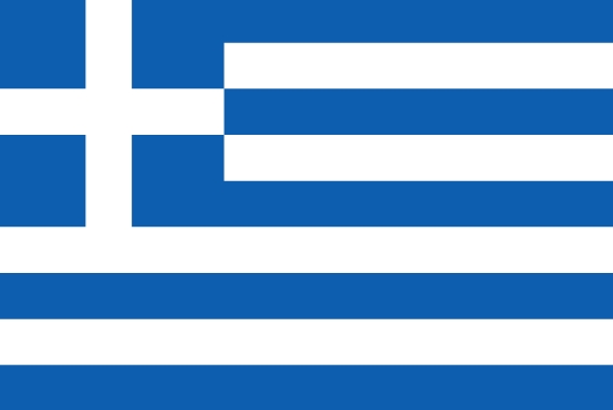Greece flag icon representing private patient road transport to the UK