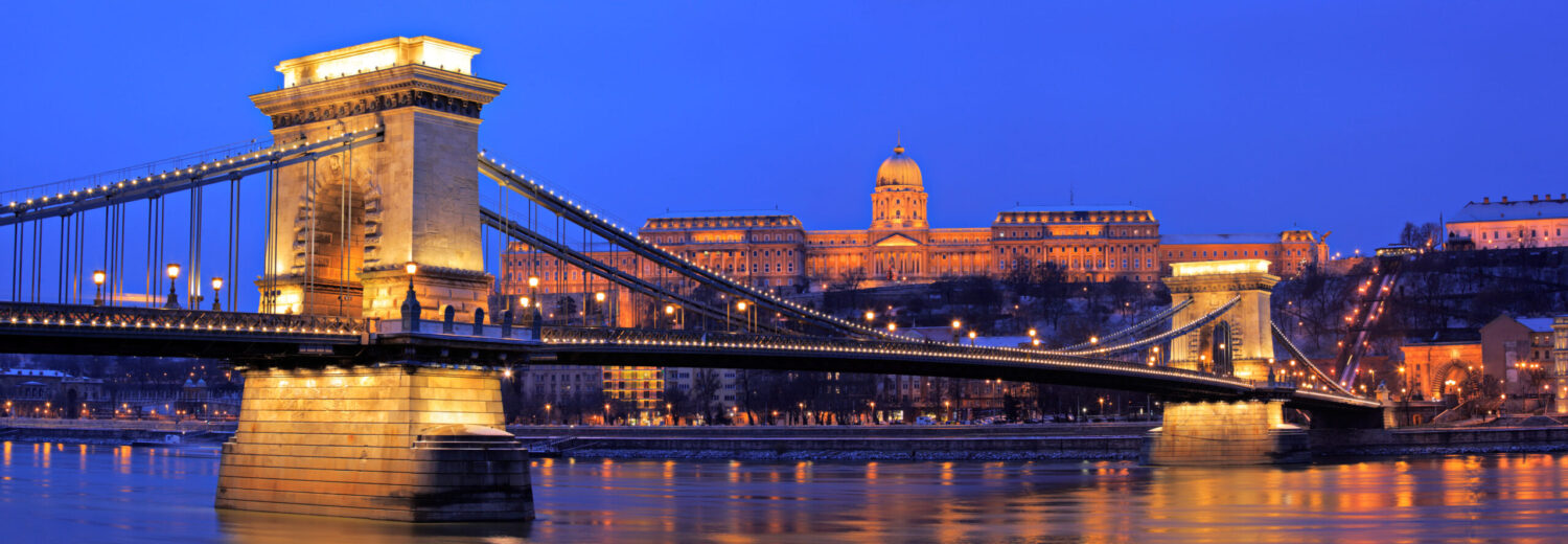 budapest landscape with roads used for private medical repatriation to the UK