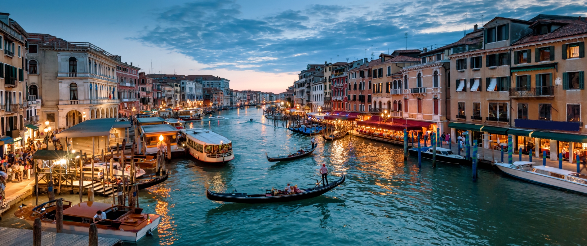 View of Venice symbolising private medical repatriation services from Italy to the UK