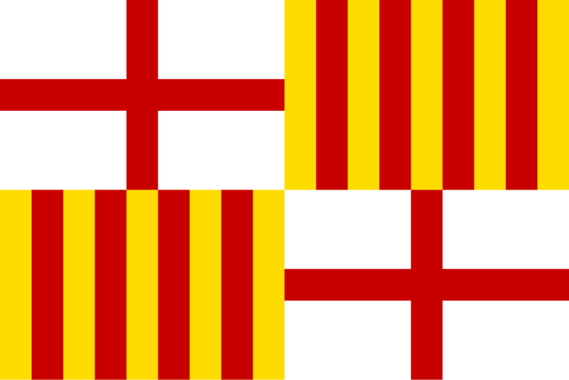 Spain flag representing private patient road transport from Barcelona to the UK