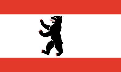 Berlin flag icon representing private patient transport by road to the UK