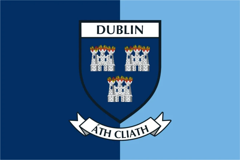 Dublin flag icon representing private patient transport by road to the UK