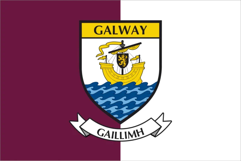 Galway flag icon representing private patient transport by road to the UK