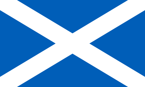 Scotland flag icon representing private patient transport by road within the UK